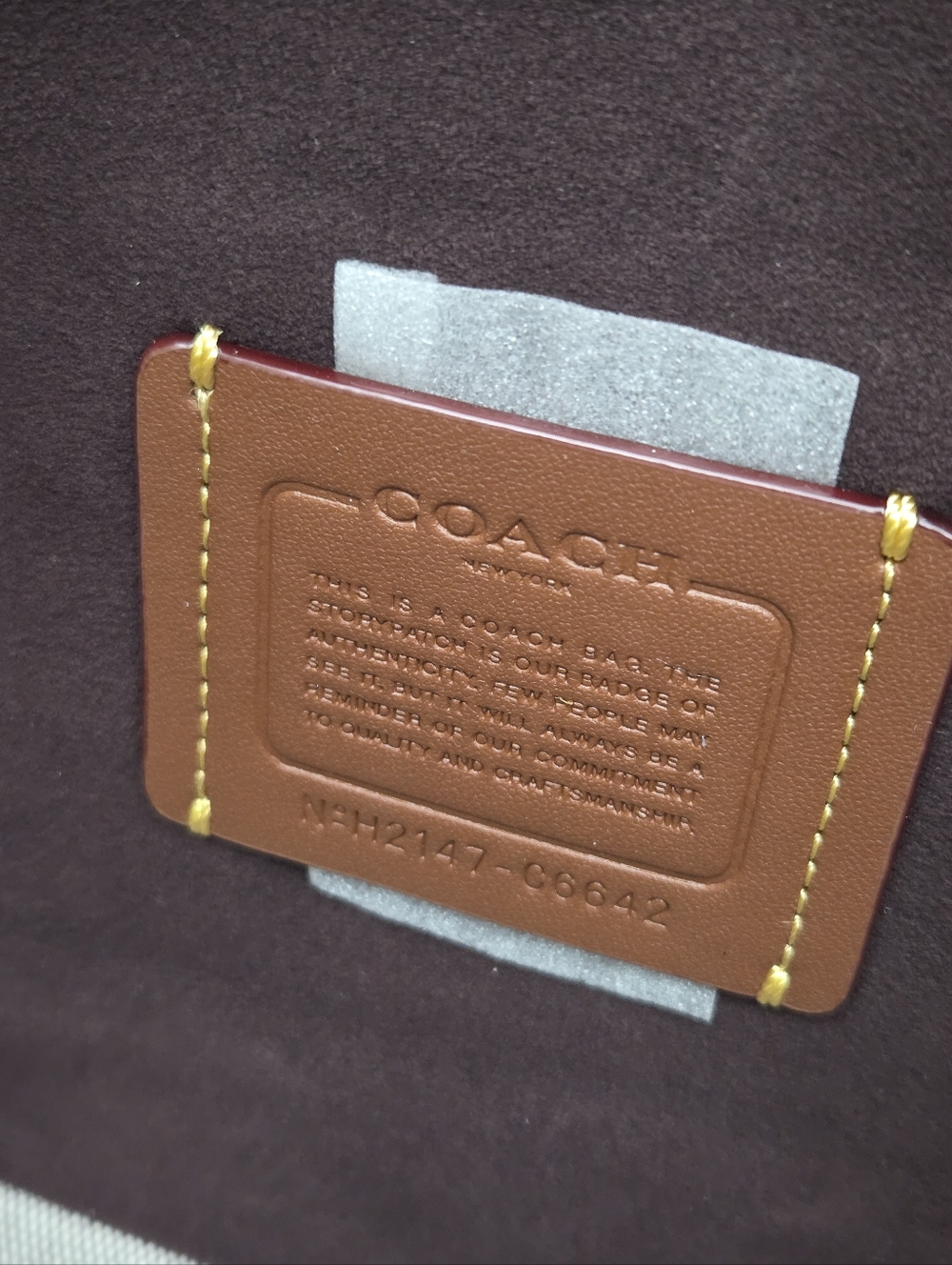 EXCELLENT RARE COACH SOFT CALF EMBELLISHED C TABBY BAG - BLACK - Picture 12 of 13